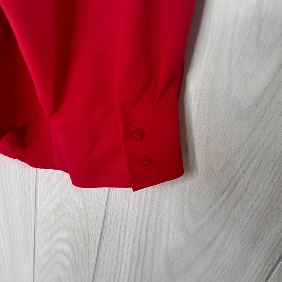 Ladies Lane Bryant Midnight Blue Blazer and Red Blouse Size 22 - Picture 12 of 15